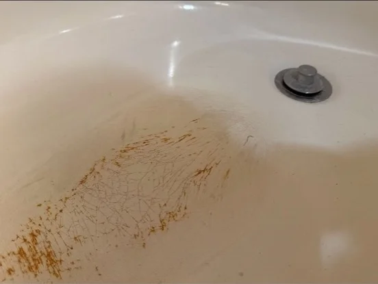 Permanently stained surface completely restored